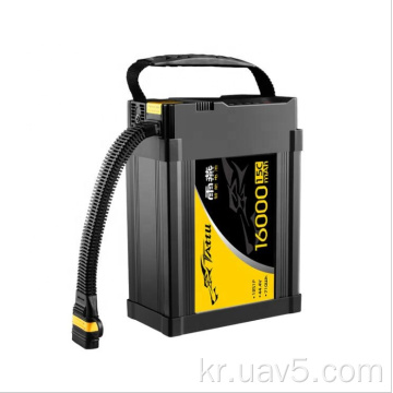 TATTU 12S 16000mAH 충전식 리튬 드론 배터리